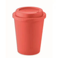 Gift Campaign Bicchiere asporto con logo doppio strato con tappo 300ml Simple> Bicchieri Take Away