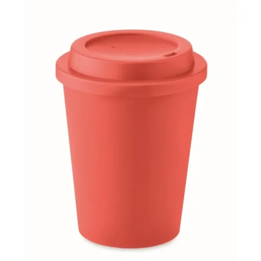 Gift Campaign Bicchiere asporto con logo doppio strato con tappo 300ml Simple> Bicchieri Take Away