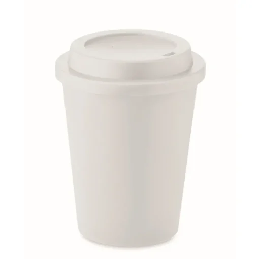Gift Campaign Bicchiere asporto con logo doppio strato con tappo 300ml Simple> Bicchieri Take Away