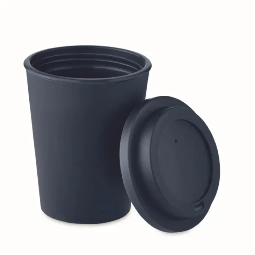 Gift Campaign Bicchiere asporto con logo doppio strato con tappo 300ml Simple> Bicchieri Take Away