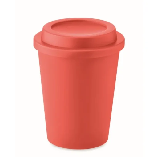 Gift Campaign Bicchiere asporto doppio strato tappo antifuga 300ml TakeAway Minimal> Bicchieri Take Away
