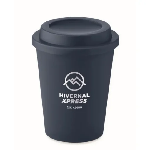 Gift Campaign Bicchiere asporto doppio strato tappo antifuga 300ml TakeAway Minimal> Bicchieri Take Away