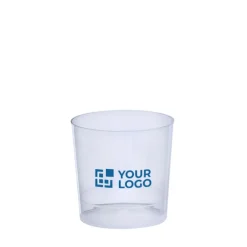 Gift Campaign Bicchiere basso riutilizzabile in polipropilene traslucido da 330 ml> Bicchieri Di Plastica Personalizzati