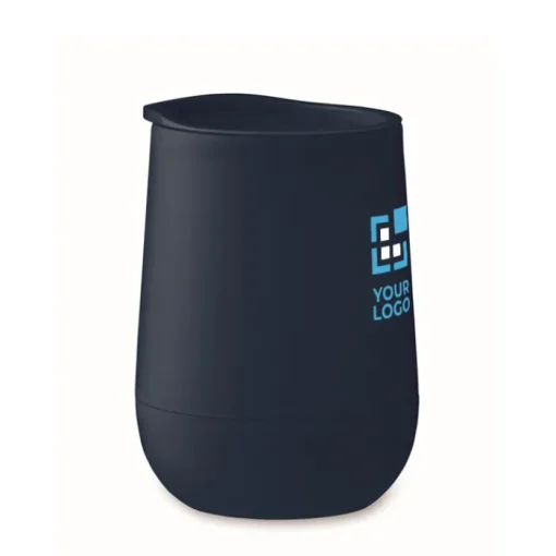 Gift Campaign Bicchiere da asporto a doppia parete con apertura sul tappo 300ml> Bicchieri Take Away