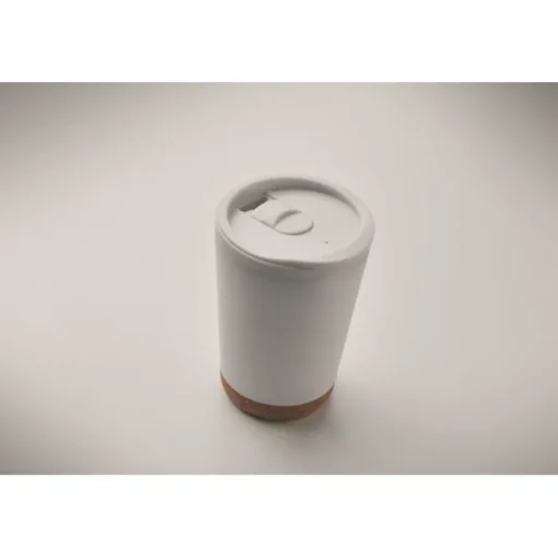 Gift Campaign Bicchiere da asporto a doppia parete in PP con base in sughero 300ml> Bicchieri Take Away