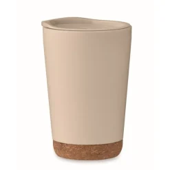 Gift Campaign Bicchiere da asporto a doppia parete in PP con base in sughero 300ml></noscript> Bicchieri Take Away