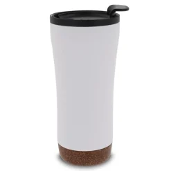 Gift Campaign Bicchiere da asporto a doppia parete con base in sughero da 480ml> Bicchieri Take Away