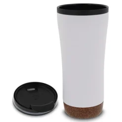 Gift Campaign Bicchiere da asporto a doppia parete con base in sughero da 480ml> Bicchieri Take Away