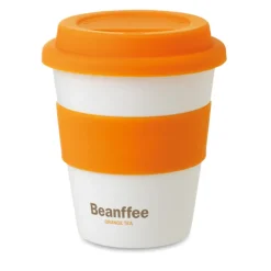 Gift Campaign Bicchiere da asporto con tappo e fascia abbinati 350ml Takeaway><noscript><img width=