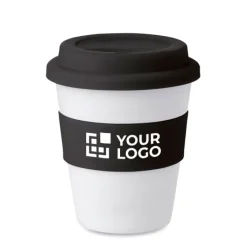 Gift Campaign Bicchiere da asporto con tappo e fascia abbinati 350ml Takeaway><noscript><img width=