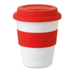 Gift Campaign Bicchiere da asporto con tappo e fascia abbinati 350ml Takeaway><noscript><img width=