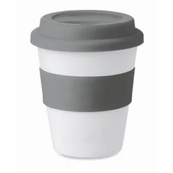 Gift Campaign Bicchiere da asporto con tappo e fascia abbinati 350ml Takeaway><noscript><img width=