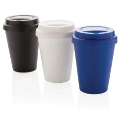 Gift Campaign Bicchiere da asporto con logo con tappo a vite 300ml Takeaway Daily><noscript><img width=