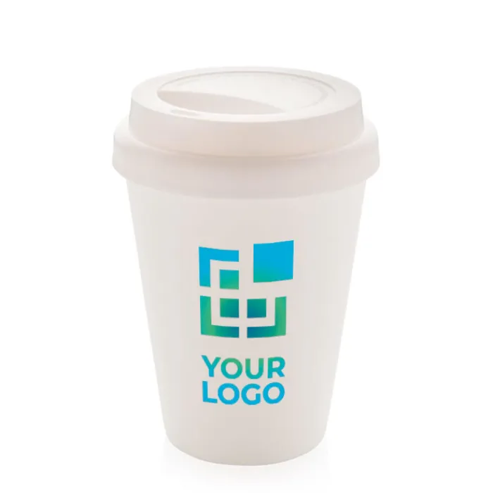 Gift Campaign Bicchiere da asporto con logo con tappo a vite 300ml Takeaway Daily> Bicchieri Take Away
