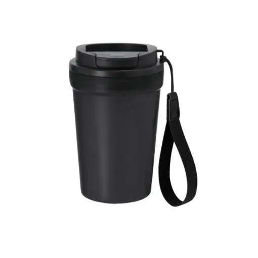 Gift Campaign Bicchiere da asporto finitura frosted con tappo ermetico 400ml> Bicchieri Take Away