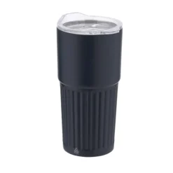 Gift Campaign Bicchiere da asporto in acciaio inox riciclato design in rilievo 500ml> Bicchieri Termici Personalizzati