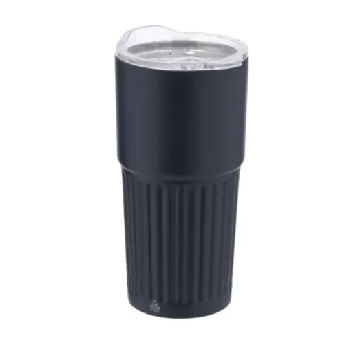 Gift Campaign Bicchiere da asporto in acciaio inox riciclato design in rilievo 500ml> Bicchieri Termici Personalizzati
