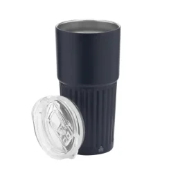 Gift Campaign Bicchiere da asporto in acciaio inox riciclato design in rilievo 500ml> Bicchieri Termici Personalizzati