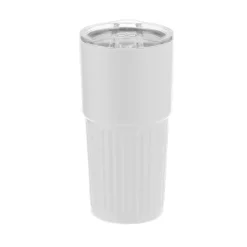 Gift Campaign Bicchiere da asporto in acciaio inox riciclato design in rilievo 500ml></noscript> Bicchieri Termici Personalizzati