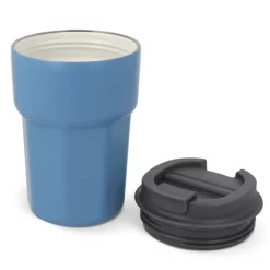 Gift Campaign Bicchiere da asporto in acciaio con tappo a vite in silicone 350ml></noscript> Bicchieri Take Away