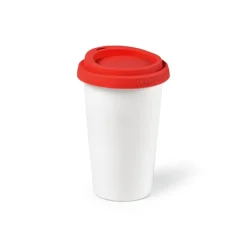 Gift Campaign Bicchiere da asporto in ceramica doppia parete con tappo colorato 290ml></noscript> Bicchieri Take Away