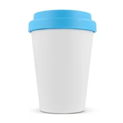 Gift Campaign Bicchiere da asporto in plastica riciclata con tappo colorato 250ml></noscript> Bicchieri Take Away