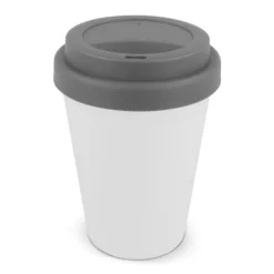 Gift Campaign Bicchiere da asporto in plastica riciclata con tappo colorato 250ml></noscript> Bicchieri Take Away