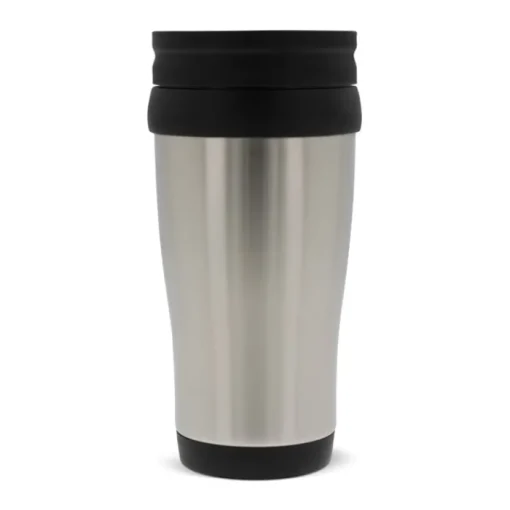 Gift Campaign Bicchiere da viaggio a doppia parete in acciaio e PP con manico 350ml> Bicchieri Termici Personalizzati
