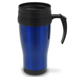 Gift Campaign Bicchiere da viaggio a doppia parete in acciaio e PP con manico 350ml></noscript> Bicchieri Termici Personalizzati