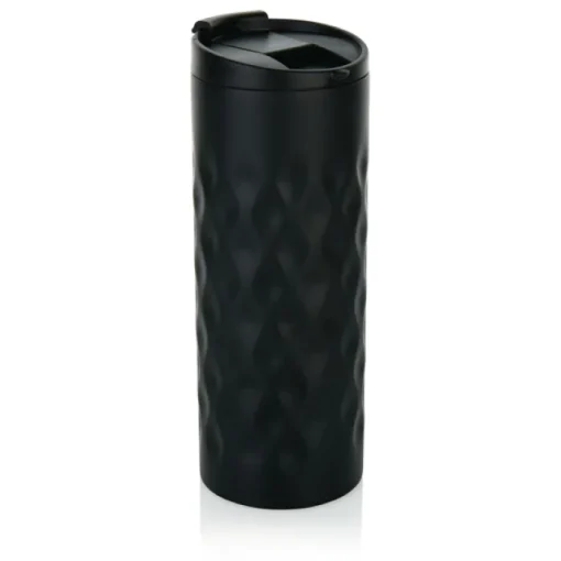 Gift Campaign Bicchiere da viaggio in acciaio con disegno geometrico 350ml Geometric> Bicchieri Termici Personalizzati