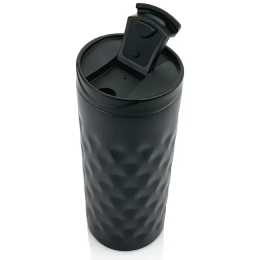 Gift Campaign Bicchiere da viaggio in acciaio con disegno geometrico 350ml Geometric> Bicchieri Termici Personalizzati