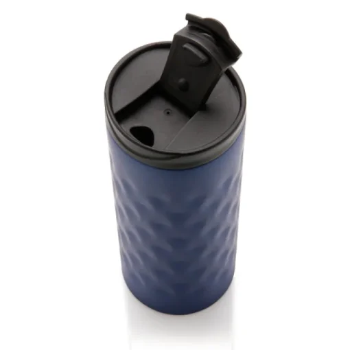 Gift Campaign Bicchiere da viaggio in acciaio con disegno geometrico 350ml Geometric> Bicchieri Termici Personalizzati