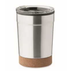 Gift Campaign Bicchiere da viaggio in acciaio inox e PP con base in sughero da 300ml></noscript> Bicchieri Take Away