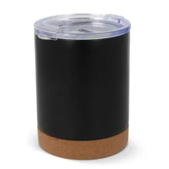Gift Campaign Bicchiere da viaggio in acciaio e ceramica con base in sughero 350ml></noscript> Bicchieri Take Away
