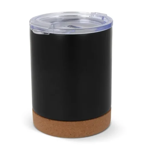 Gift Campaign Bicchiere da viaggio in acciaio e ceramica con base in sughero 350ml> Bicchieri Take Away