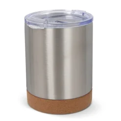 Gift Campaign Bicchiere da viaggio in acciaio e ceramica con base in sughero 350ml></noscript> Bicchieri Take Away