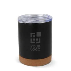 Gift Campaign Bicchiere da viaggio in acciaio e ceramica con base in sughero 350ml></noscript> Bicchieri Take Away