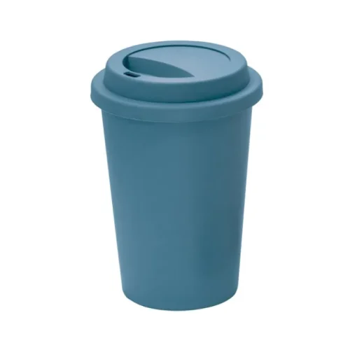 Gift Campaign Bicchiere da viaggio personalizzato con coperchio in plastica 450ml> Bicchieri Take Away