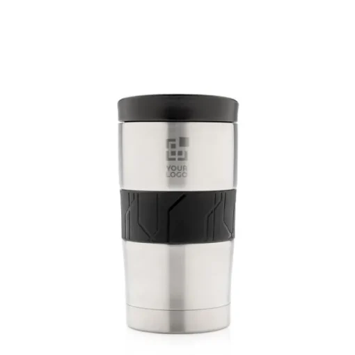 Gift Campaign Bicchiere d'asporto con logo in acciaio 300 ml impugnatura in Silicone> Bicchieri Termici Personalizzati
