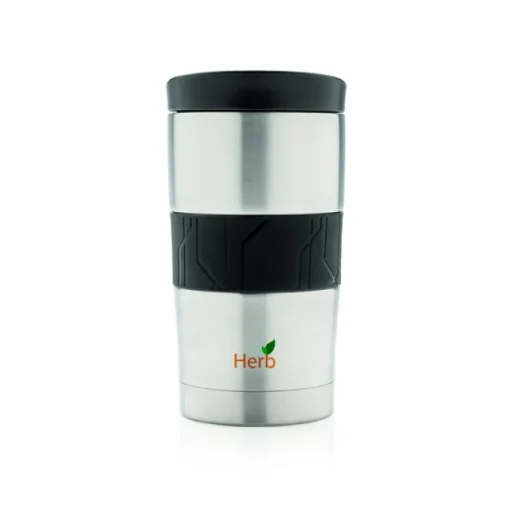 Gift Campaign Bicchiere d'asporto con logo in acciaio 300 ml impugnatura in Silicone> Bicchieri Termici Personalizzati