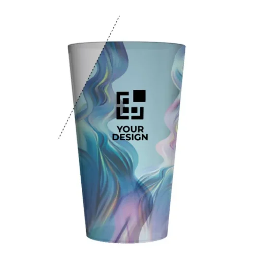 Gift Campaign Bicchiere di plastica personalizzato trasparente riutilizzabile da 500ml> Bicchieri Di Plastica Personalizzati