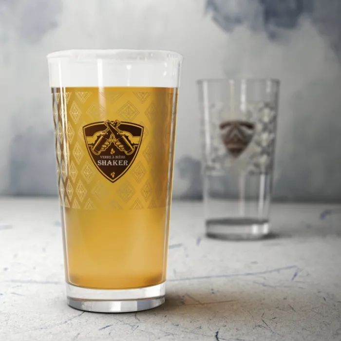 Gift Campaign Bicchiere di vetro personalizzato con logo in quadricromia 580ml Freshly> Gadget Per L'Ufficio|Bicchieri Di Vetro Personalizzati