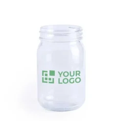 Gift Campaign Bicchiere di vetro personalizzato a forma di barattolo da 450ml Cocktail></noscript> Bicchieri Di Vetro Personalizzati