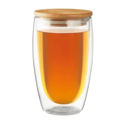 Gift Campaign Bicchiere grande doppia parete con tappo bambù 450ml Vacuum Large></noscript> Tazzine Da Caffè E Tazze Tè