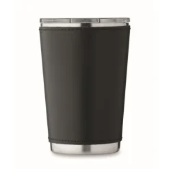 Gift Campaign Bicchiere in acciaio con fodera rimovibile in pelle sintetica 350ml></noscript> Bicchieri Take Away