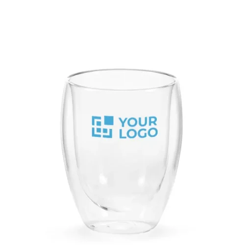 Gift Campaign Bicchiere in vetro borosilicato a doppia parete da 300ml> Tazzine Da Caffè E Tazze Tè