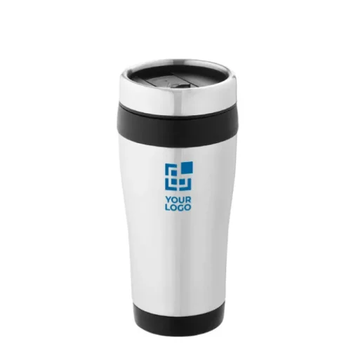Gift Campaign Bicchiere isotermico a doppia parete personalizzato 410ml Inox Colors> Bicchieri Termici Personalizzati