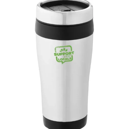 Gift Campaign Bicchiere isotermico a doppia parete personalizzato 410ml Inox Colors> Bicchieri Termici Personalizzati