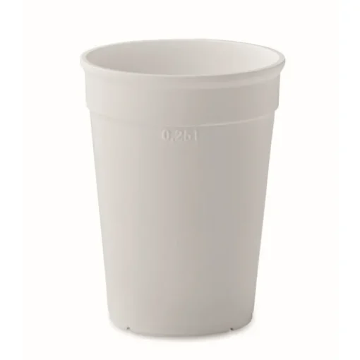 Gift Campaign Bicchiere riutilizzabile in plastica riciclata a parete singola 250ml> Bicchieri Take Away