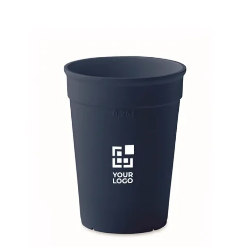 Gift Campaign Bicchiere riutilizzabile in plastica riciclata a parete singola 250ml> Bicchieri Take Away